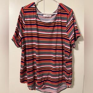 Ecco bay Women’s Multi-Colored Stripe Top